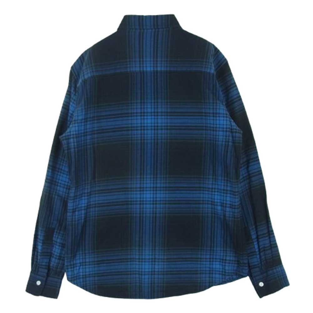 Ron Herman ロンハーマン 622070119 1071 長袖 チェック ネル シャツ コットン 中国製 ブルー系 ブラック系 S【中古】