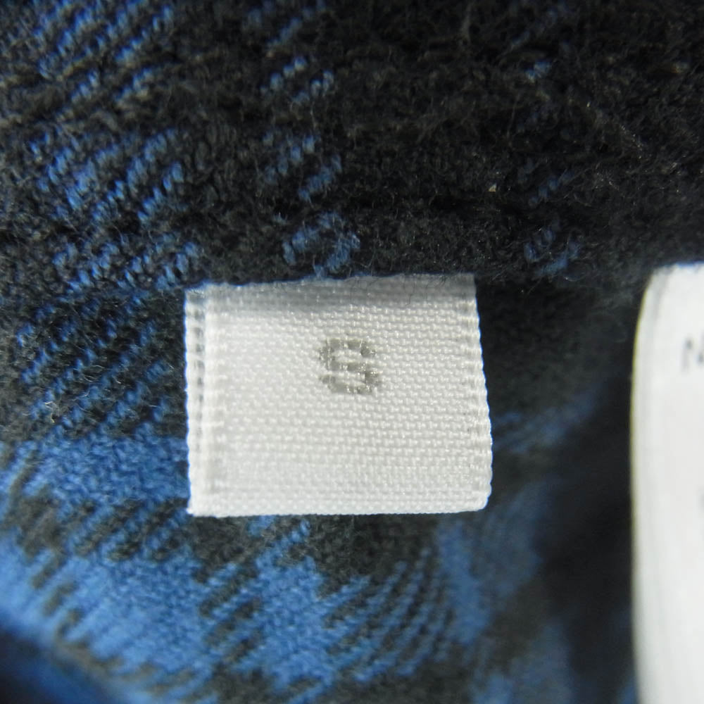 Ron Herman ロンハーマン 622070119 1071 長袖 チェック ネル シャツ コットン 中国製 ブルー系 ブラック系 S【中古】