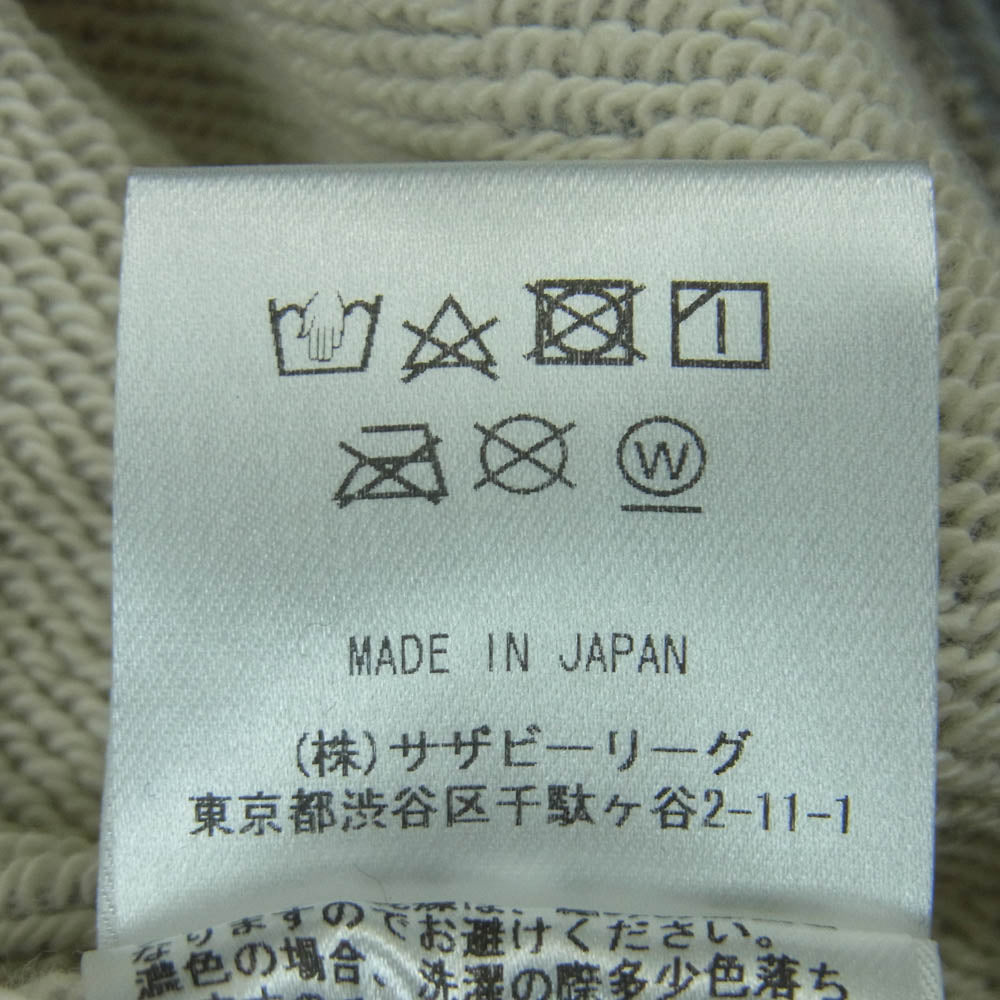 Ron Herman ロンハーマン 2720600112 1322 RHC ロゴ刺繍 ウエストコード スウェット パンツ コットン 日本製 グレー系 M【中古】