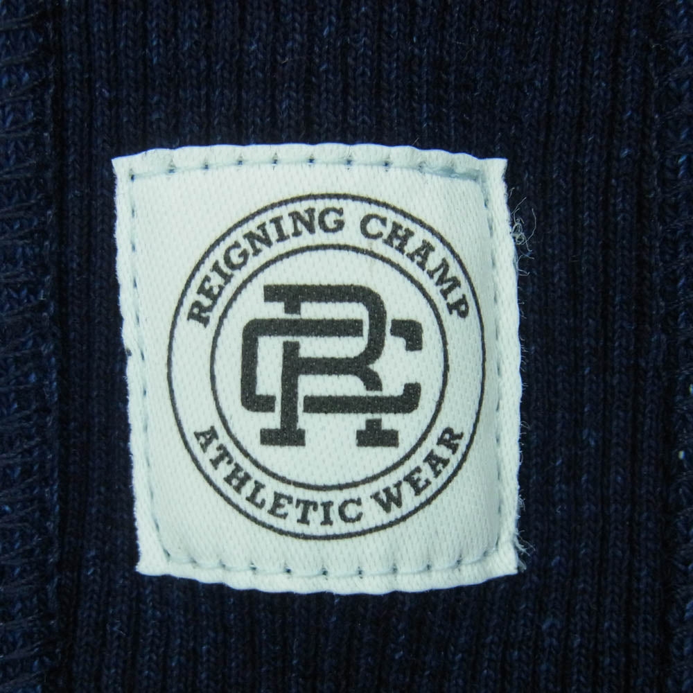 REIGNING CHAMP レイニングチャンプ ウォッシュ加工 インディゴ スウェット パンツ コットン インディゴブルー系 S【中古】