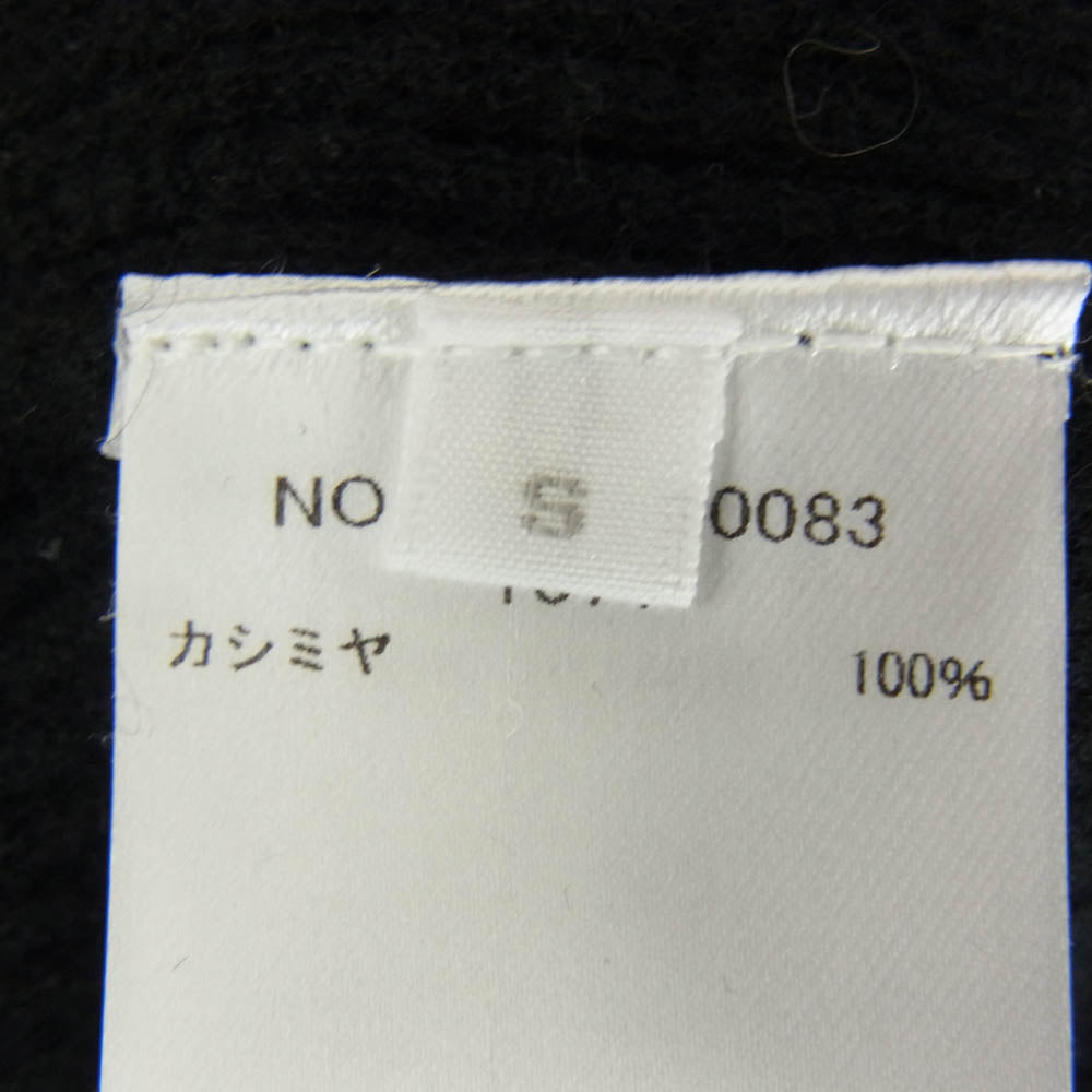 Ron Herman ロンハーマン カシミヤ100% ロゴ刺繍 プルオーバー ニット ブラック系 S【中古】