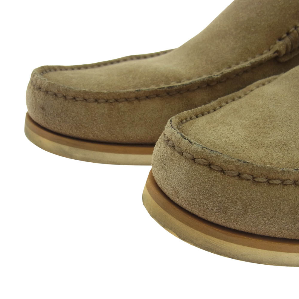 GUCCI グッチ 108425 スエード シューズ スリッポン ローファー ブラウン系 実寸サイズ：約25cm【中古】