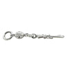 CHROME HEARTS クロムハーツ（原本無） CHARM 1B TINY CH CROSS チャーム 1ボール タイニーCH クロス ネックレス ペンダント シルバー系【中古】