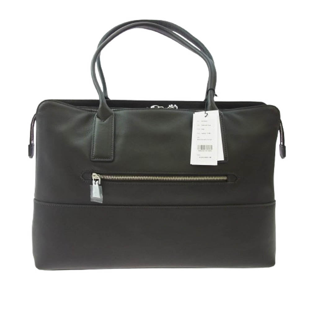 aniary アニアリ 36-02003 Leather Tote レザー トートバッグ チャコールグレイ系【新古品】【未使用】【中古】