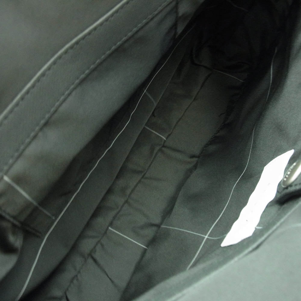 aniary アニアリ 34-01000 G-Film Leather ジーフィルム レザー ブリーフ バッグ ブラック系【新古品】【未使用】【中古】