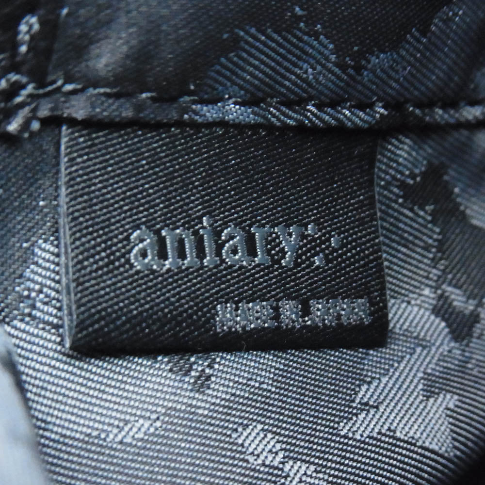 aniary アニアリ 07-02011 Leather Tote レザー トートバッグ ブラック系【新古品】【未使用】【中古】