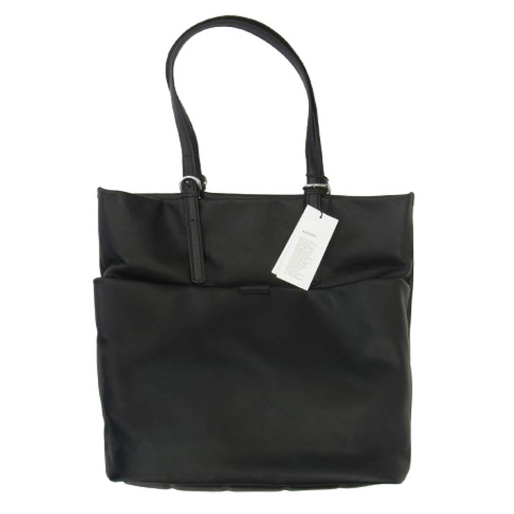 aniary アニアリ 37-02000 Leather Tote レザー トートバッグ ブラック系【新古品】【未使用】【中古】