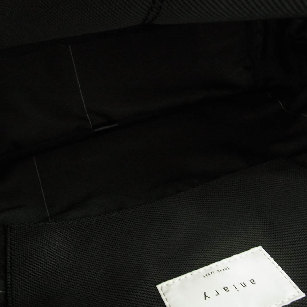 aniary アニアリ 37-02000 Leather Tote レザー トートバッグ ブラック系【新古品】【未使用】【中古】