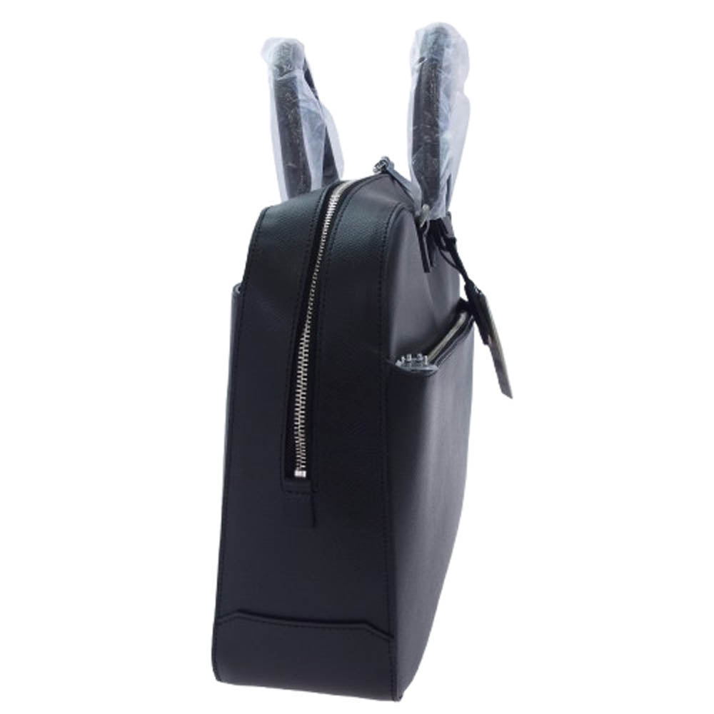 aniary アニアリ 33-01000 Leather レザー ブリーフ ビジネス バッグ ブラック系【新古品】【未使用】【中古】
