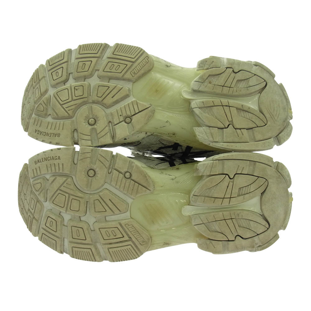 BALENCIAGA バレンシアガ 677403 runner graffiti ランナー グラフィック スニーカー ホワイト系 43【中古】