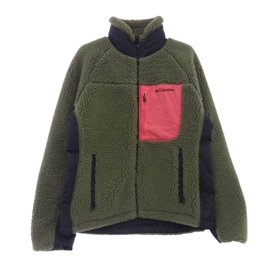 Columbia コロンビア 220 AR1562 ウィメンズ アーチャーリッジ 2 フルジップ フリース ジャケット カーキ系 XL【中古】