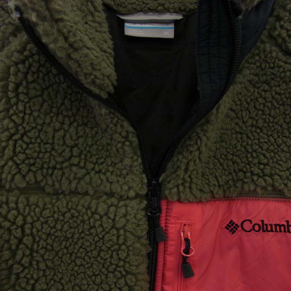 Columbia コロンビア 220 AR1562 ウィメンズ アーチャーリッジ 2 フルジップ フリース ジャケット カーキ系 XL【中古】