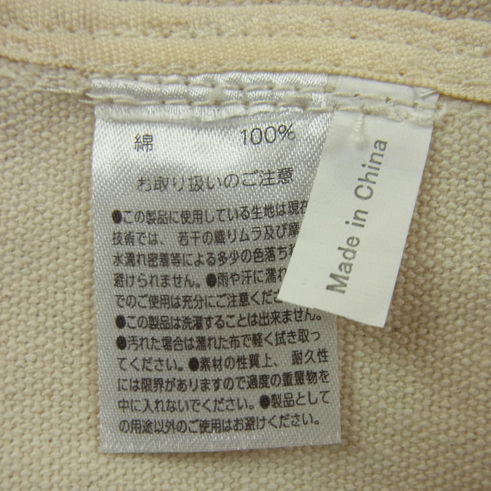 GAVIAL ガヴィル NEWS PAPER BAG OLD ENGLISH ニュースペーパーバッグ キャンバス ショルダーバッグ オフホワイト系【中古】