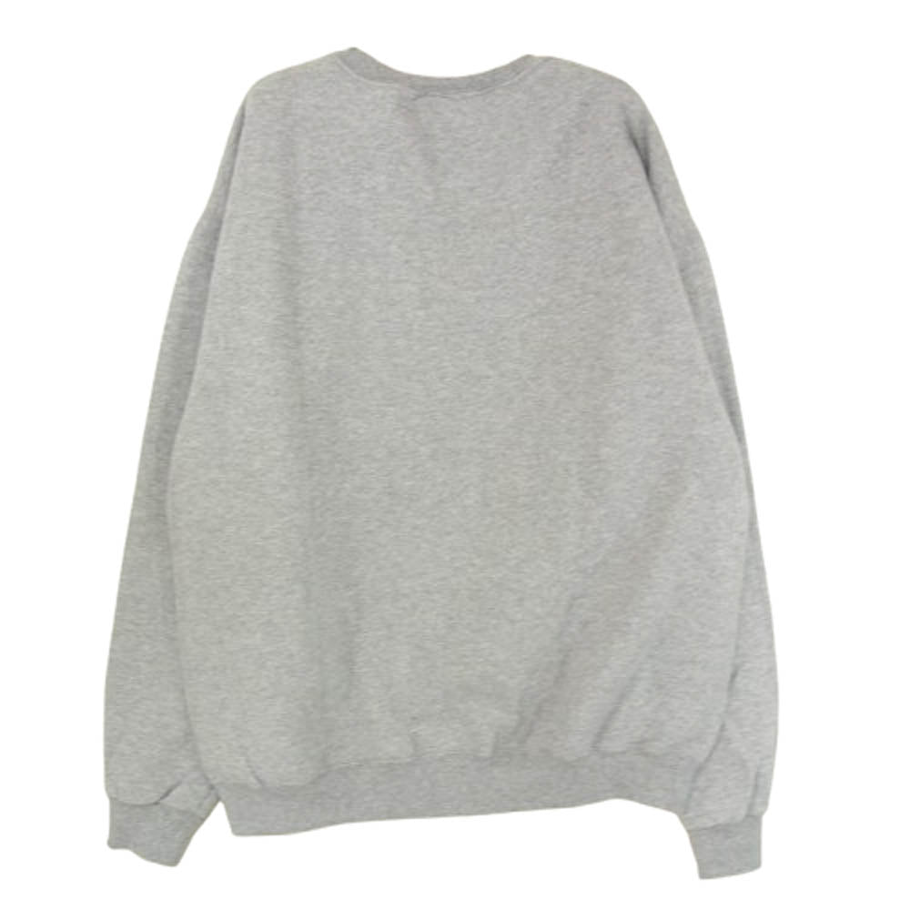 WACKO MARIA ワコマリア JAWS-WM-SS01 JAWS CREW NECK SWEAT SHIRT ジョーズ クルーネック スウェット トレーナー グレー系 L【極上美品】【中古】