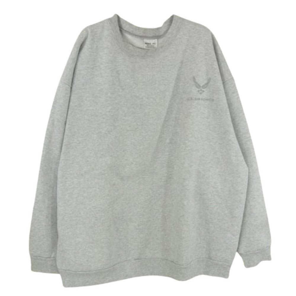 U.S. AIR FORCE MEKE, INC　MADE IN U.S.A.製 米軍実物 USAF スウェット グレー系 XXL【中古】