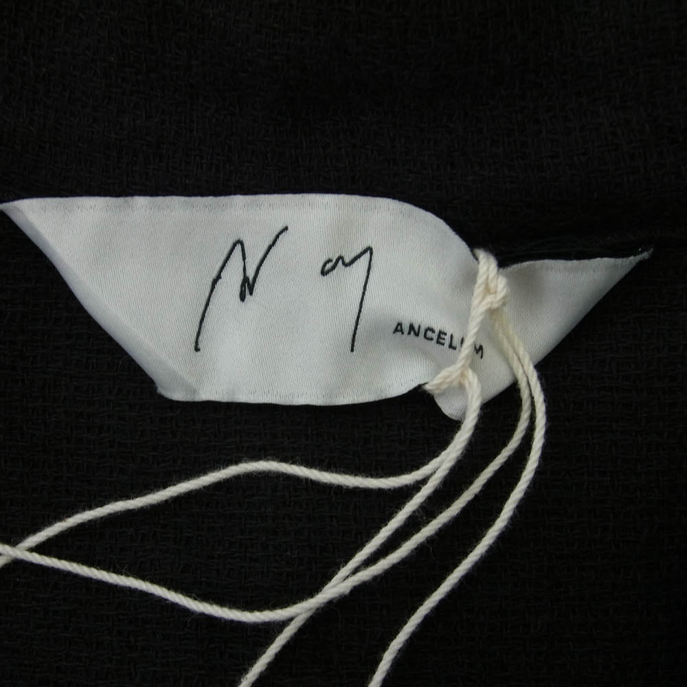 ANCELLM アンセルム ANC-SH60 DOUBLEGAUZE SHIRT ダブルガーゼ 長袖 シャツ ブラック系 2【中古】