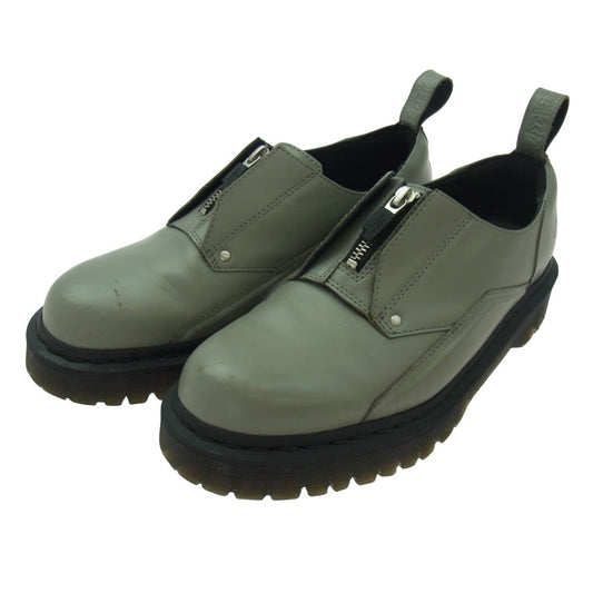 Dr.Martens ドクターマーチン × A-COLD-WALL アコールドウォール 1461 BEX フロントジップ レザー シューズ グレー系 42【中古】