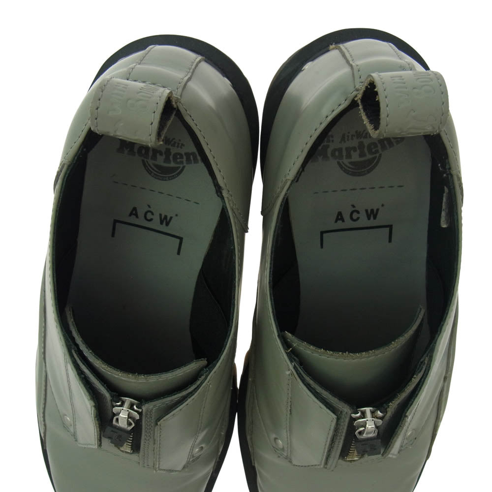 Dr.Martens ドクターマーチン × A-COLD-WALL アコールドウォール 1461 BEX フロントジップ レザー シューズ グレー系 42【中古】