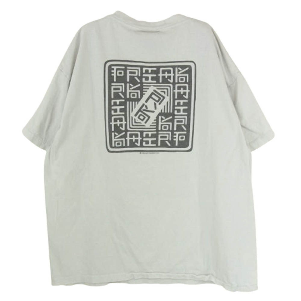 SAINT MICHAEL セントマイケル 23AW SM-A23-0000-C07 RK_SS TEE WITHOUTFEAR ウィズアウトフィアー プリント 半袖 Tシャツ ホワイト系 XL【中古】