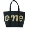 Supreme シュプリーム 20SS Raffia Tote ラフィアトートバッグ ブラック系【中古】