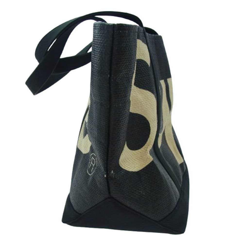 Supreme シュプリーム 20SS Raffia Tote ラフィアトートバッグ ブラック系【中古】