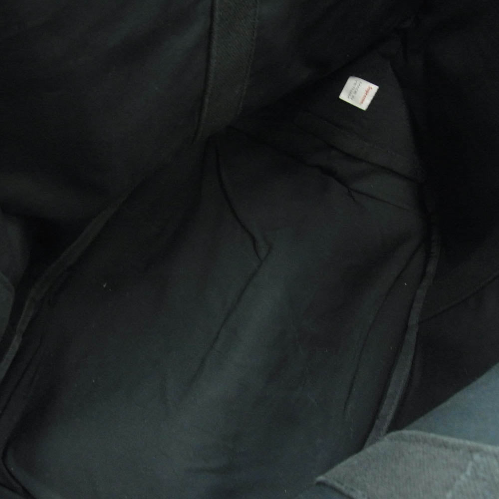 Supreme シュプリーム 20SS Raffia Tote ラフィアトートバッグ ブラック系【中古】