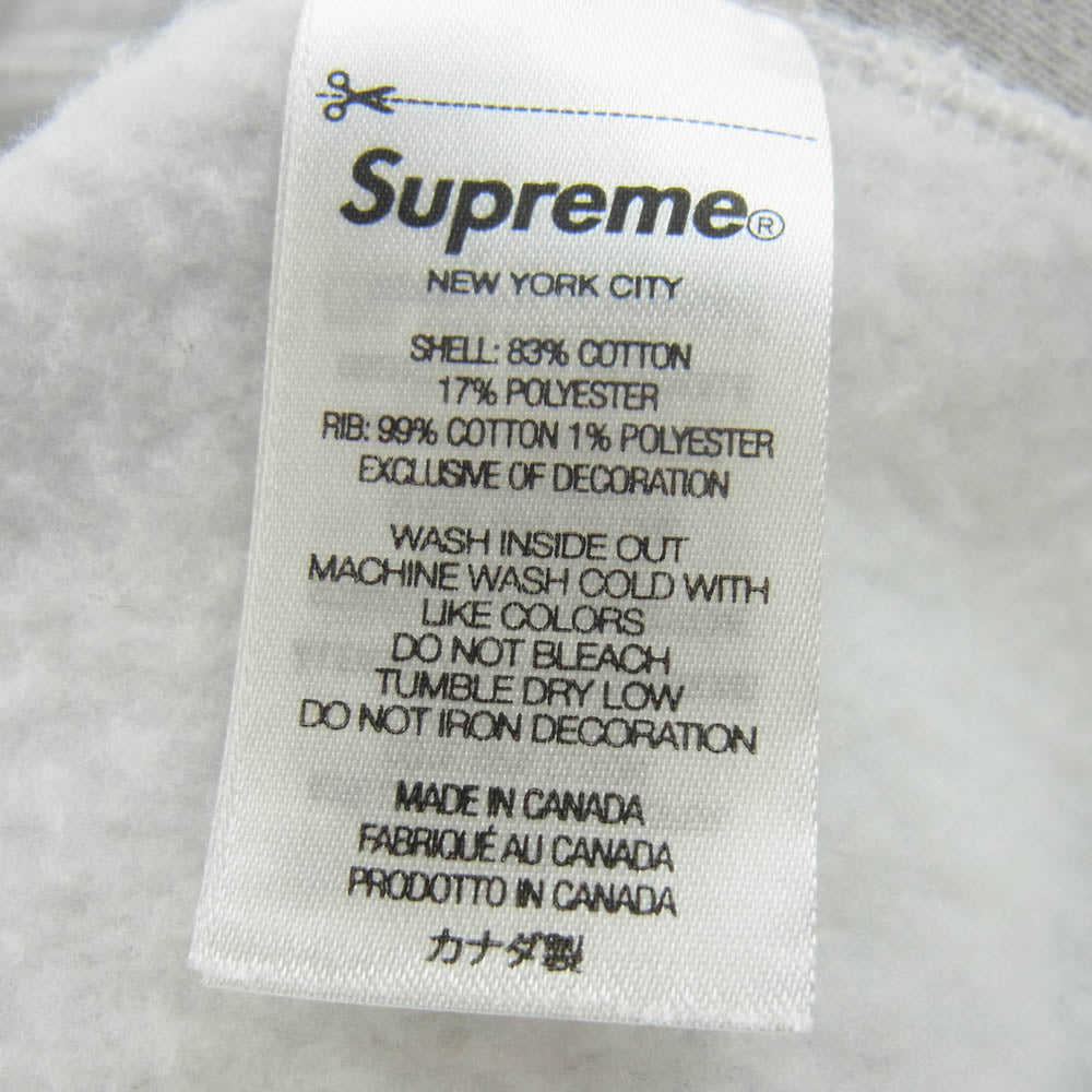 Supreme シュプリーム 23AW Box Logo Hooded Sweatshirt カモフラ ボックスロゴ フーディー プルオーバーパーカー グレー系 L【中古】