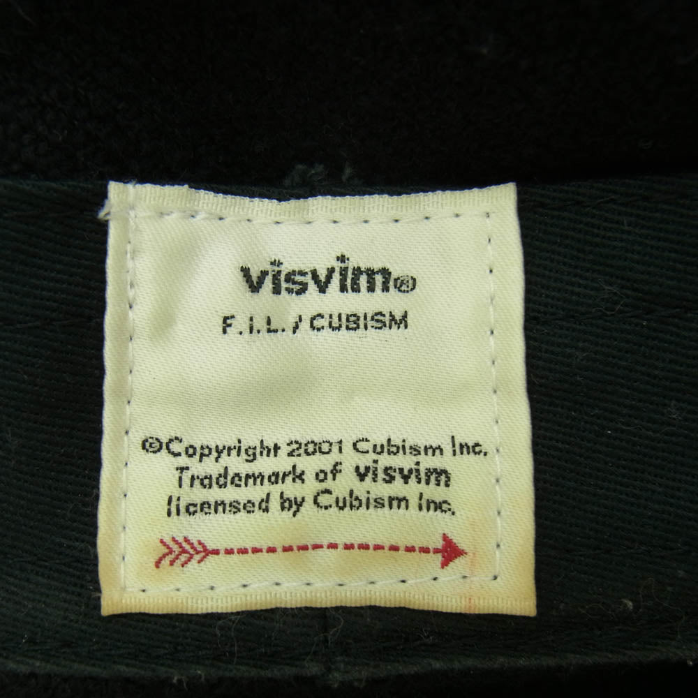 VISVIM ビズビム 18AW 0118203003017 HONUS CAP V W/LI NEP TWEED ホーナス キャップ ブラック系【中古】