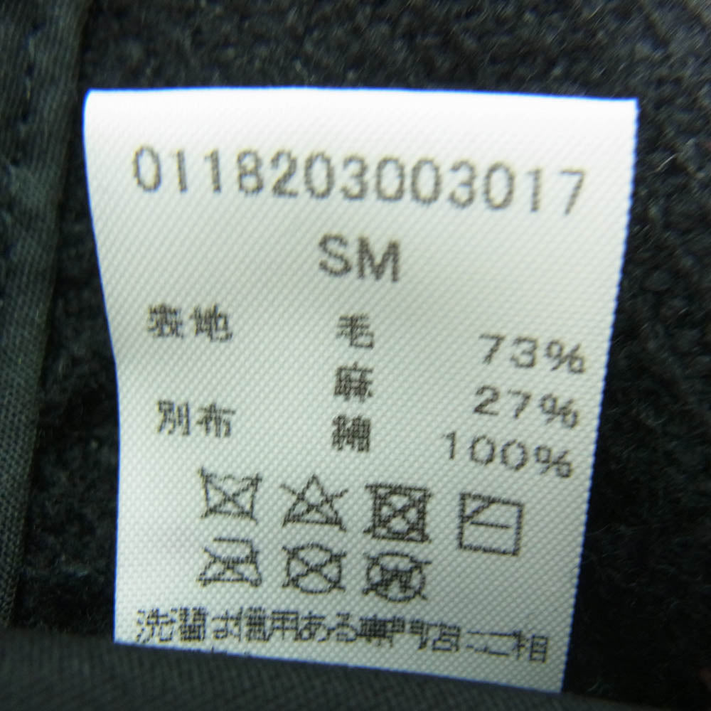 VISVIM ビズビム 18AW 0118203003017 HONUS CAP V W/LI NEP TWEED ホーナス キャップ ブラック系【中古】