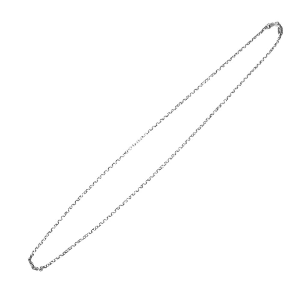 CHROME HEARTS クロムハーツ（原本有） NECKCHAIN R18 ロールチェーン ネックレス 18inch 18インチ シルバー系【中古】