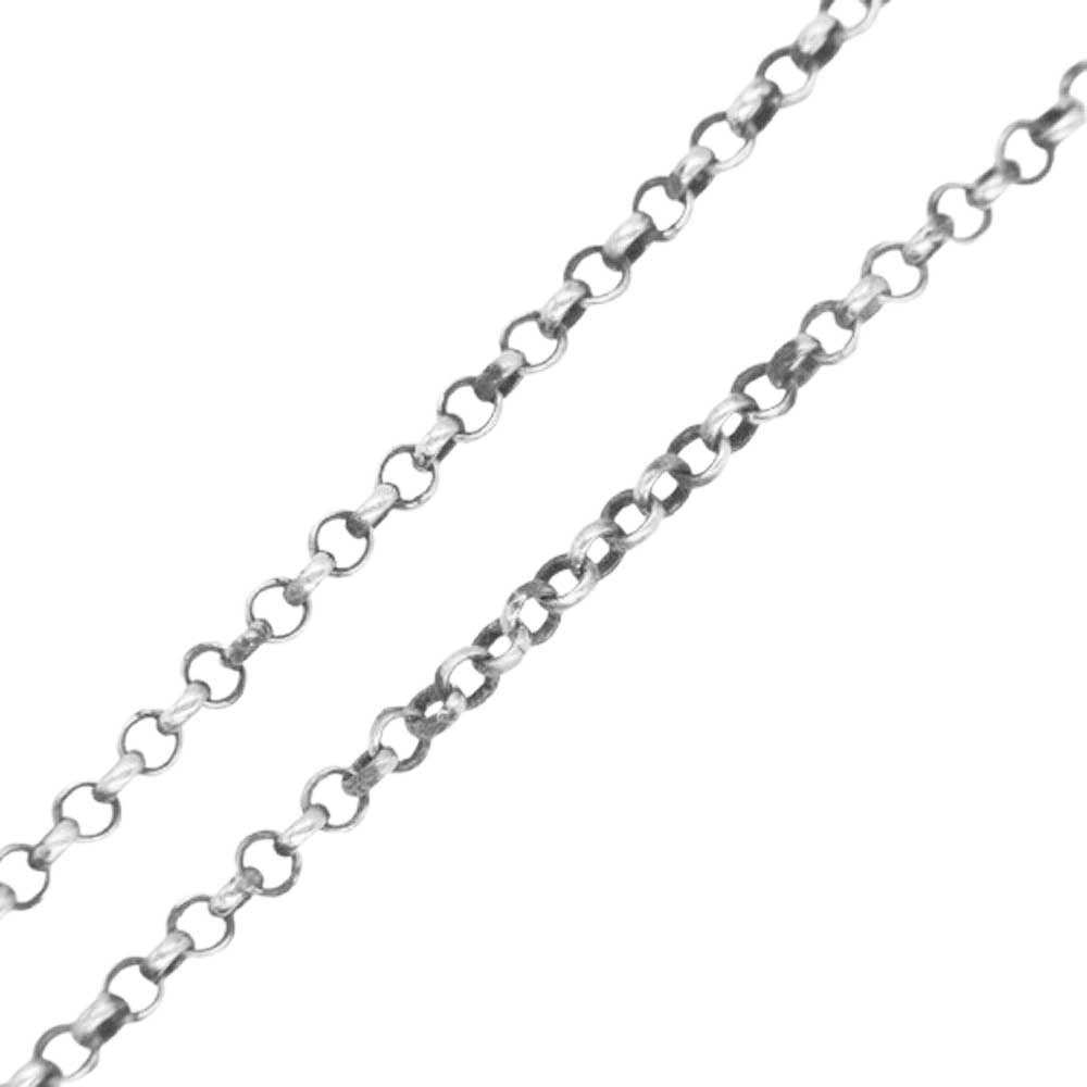 CHROME HEARTS クロムハーツ（原本有） NECKCHAIN R18 ロールチェーン ネックレス 18inch 18インチ シルバー系【中古】