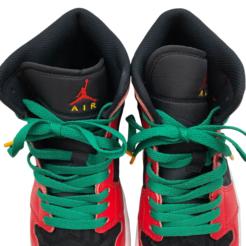 NIKE AIR JORDAN ナイキ ジョーダン DQ8417-006 Air Jordan 1 Mid Christmas AJ1 エアジョーダン ミッドカット クリスマス スニーカー レッド系 26cm【中古】