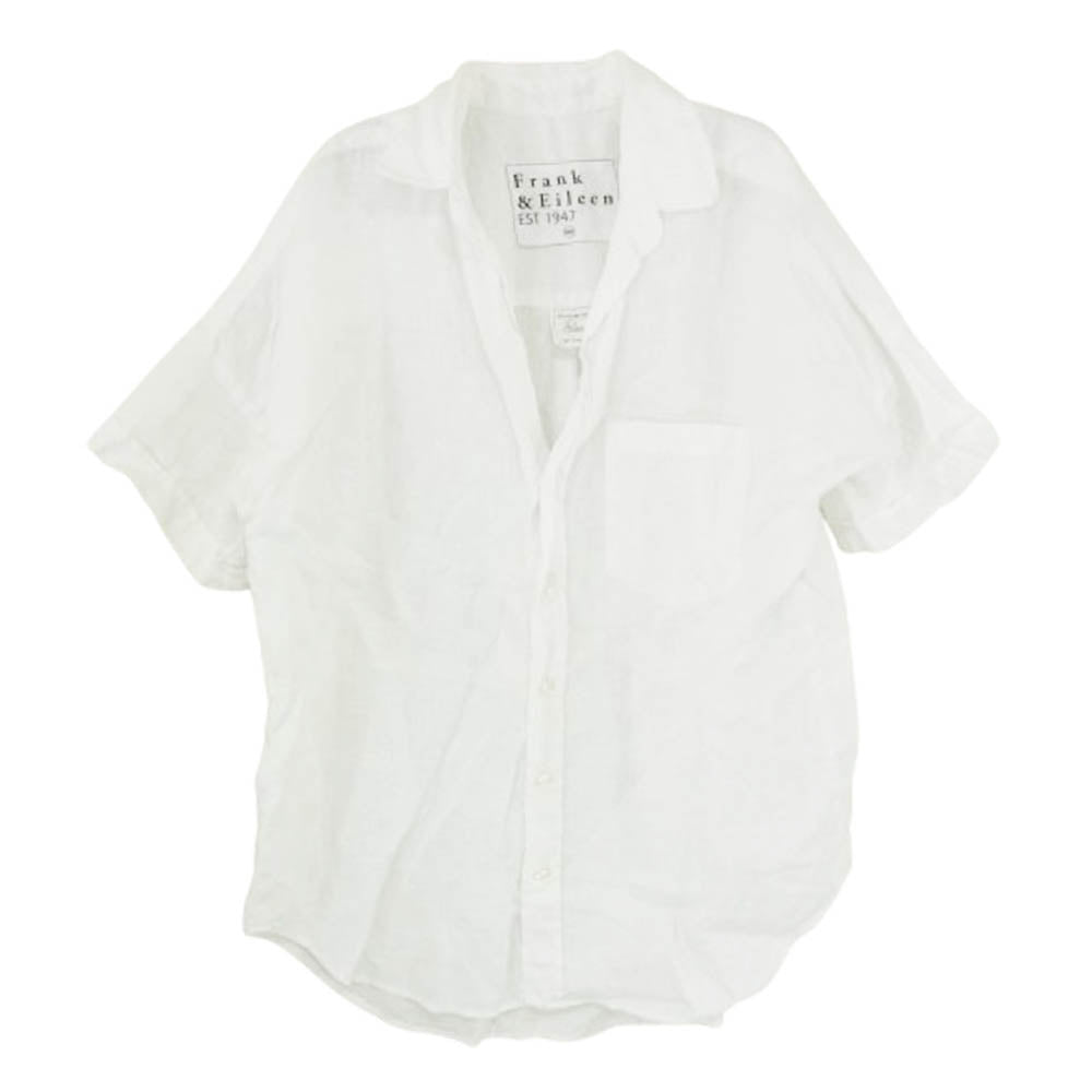 Frank&Eileen フランクアンドアイリーン リネン 半袖 シャツ ホワイト系 XXS【中古】