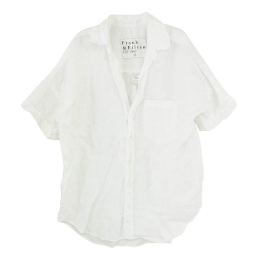 Frank&Eileen フランクアンドアイリーン リネン 半袖 シャツ ホワイト系 XXS【中古】