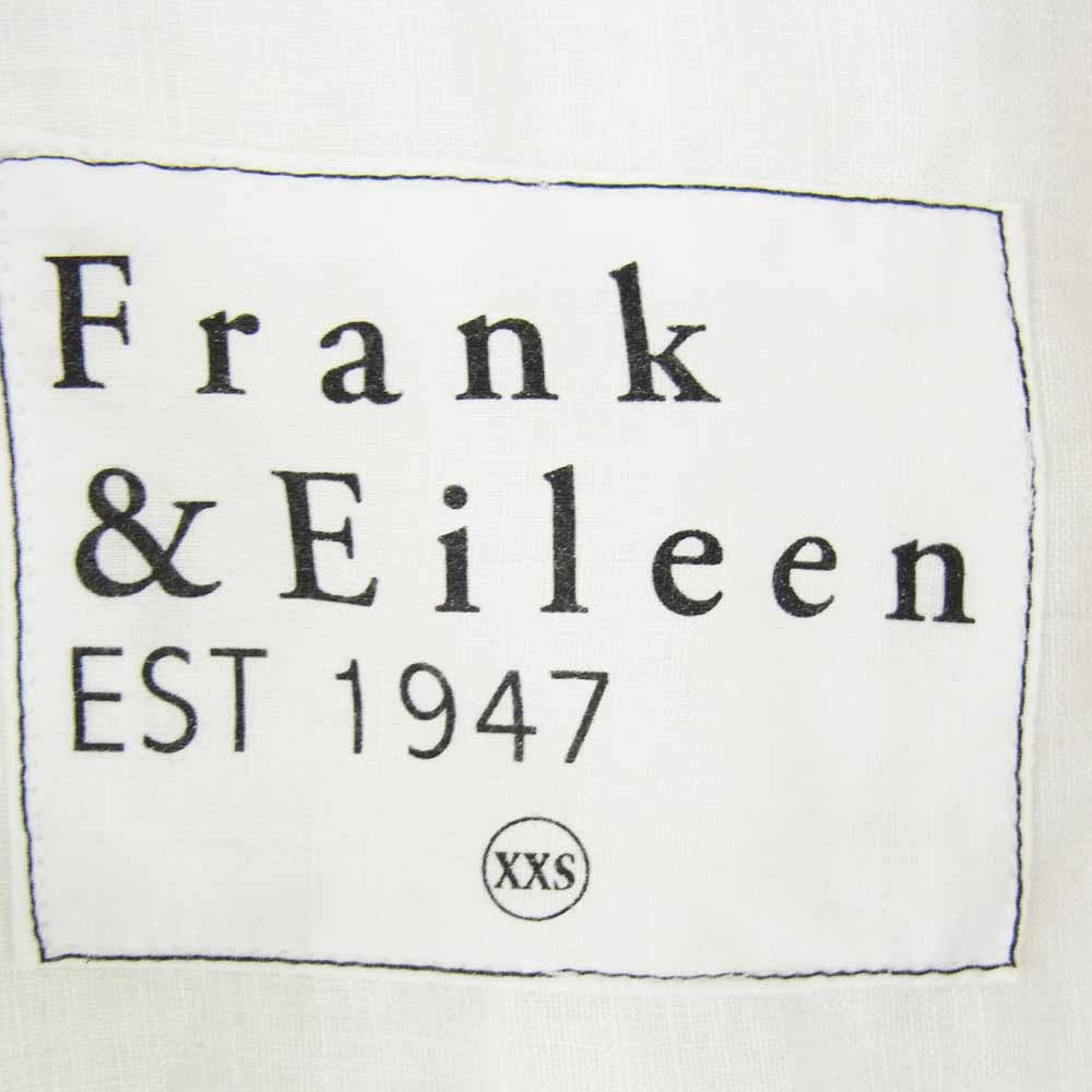 Frank&Eileen フランクアンドアイリーン リネン 半袖 シャツ ホワイト系 XXS【中古】