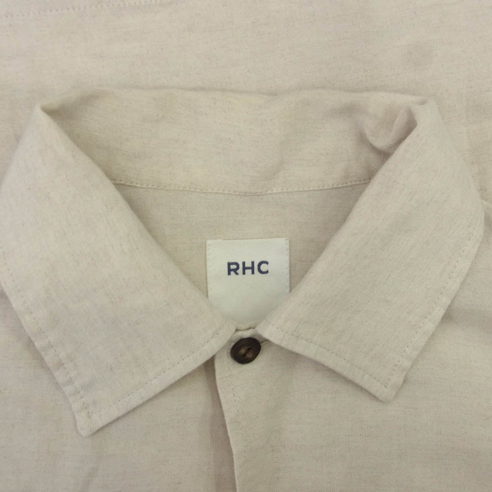 Ron Herman ロンハーマン RHC リネン 長袖 シャツ オフホワイト系 S【中古】