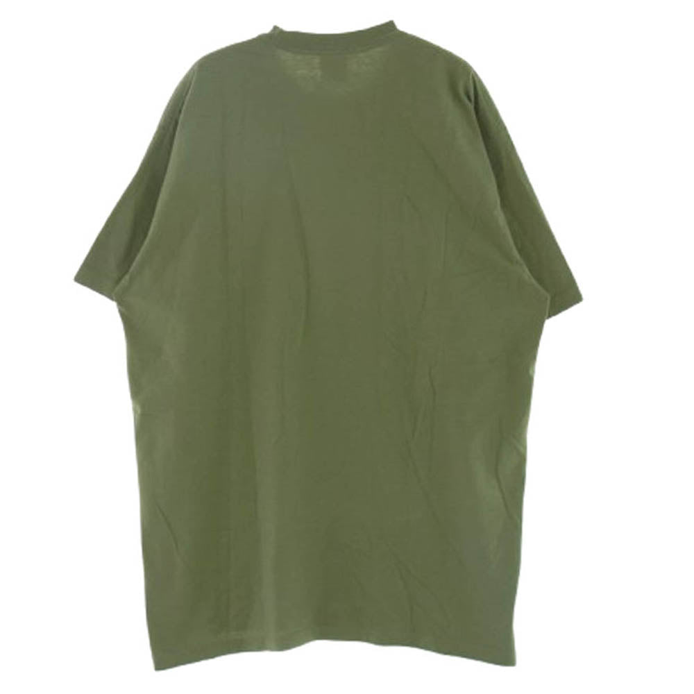 Supreme シュプリーム 22SS Classic Logo Tee Light Olive クラシック ロゴプリント 半袖 Tシャツ グリーン系 L【中古】