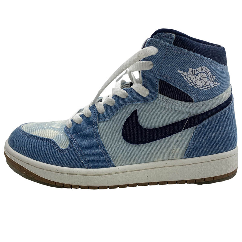 NIKE ナイキ FQ2947-100 AIR JORDAN 1 AJ1 RETRO HIGH OG DENIM エアジョーダン レトロ デニム スニーカー ブルー系 27cm【中古】