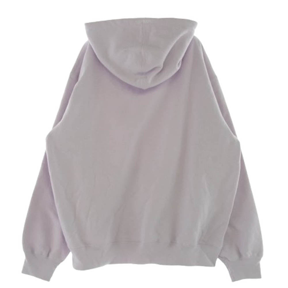 Supreme シュプリーム 24SS ＄ Hooded Sweatshirt Light Purple ドルロゴパッチ フーデッド スウェットシャツ プルオーバー パーカー フーディー ライトパープル系 L【中古】