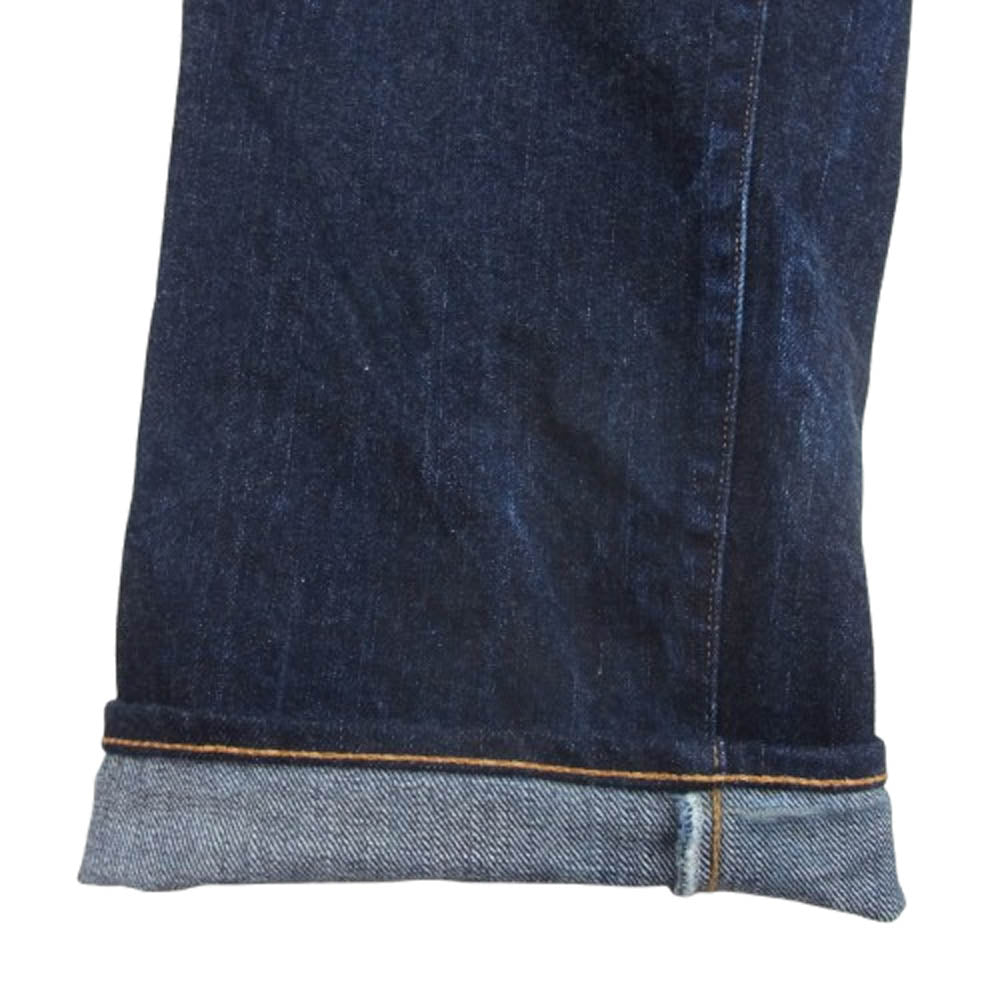 THE FLAT HEAD ザフラットヘッド Lot3009 5ポケット ボタンフライ デニムパンツ ジーンズ インディゴブルー系 W33L34【中古】