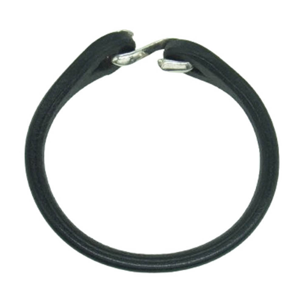 THE FLAT HEAD ザフラットヘッド シルバーフック レザー ブレスレット シングル シルバー系【中古】