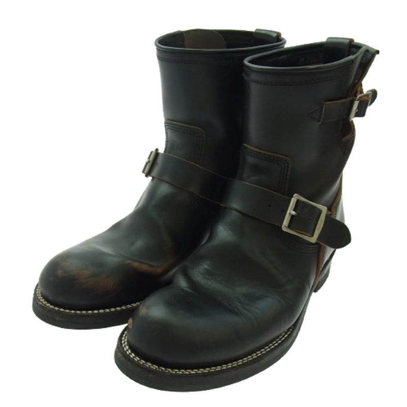 THE FLAT HEAD ザフラットヘッド ホースハイド エンジニアブーツ ダークグレー系【中古】