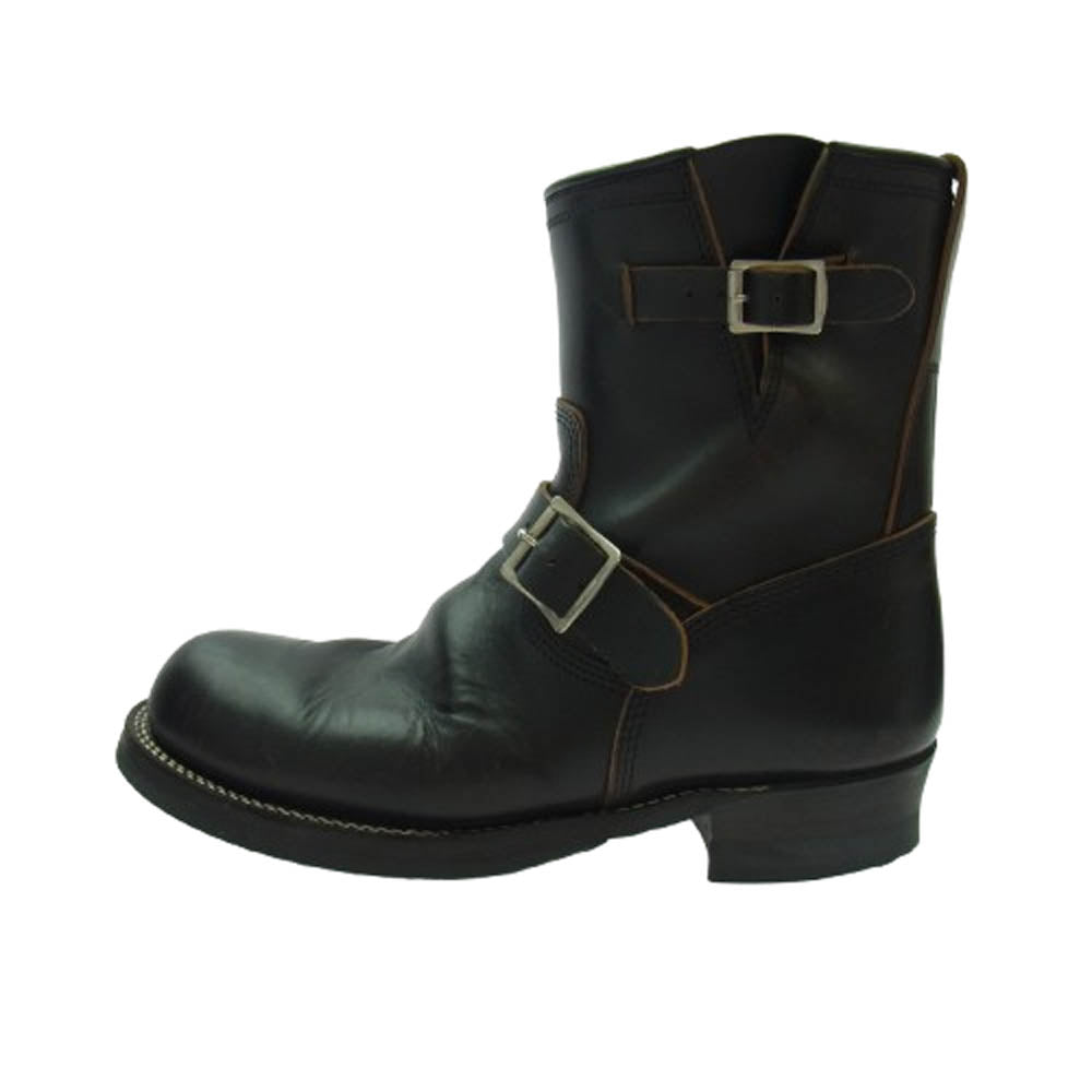 THE FLAT HEAD ザフラットヘッド ホースハイド エンジニアブーツ ダークグレー系【中古】