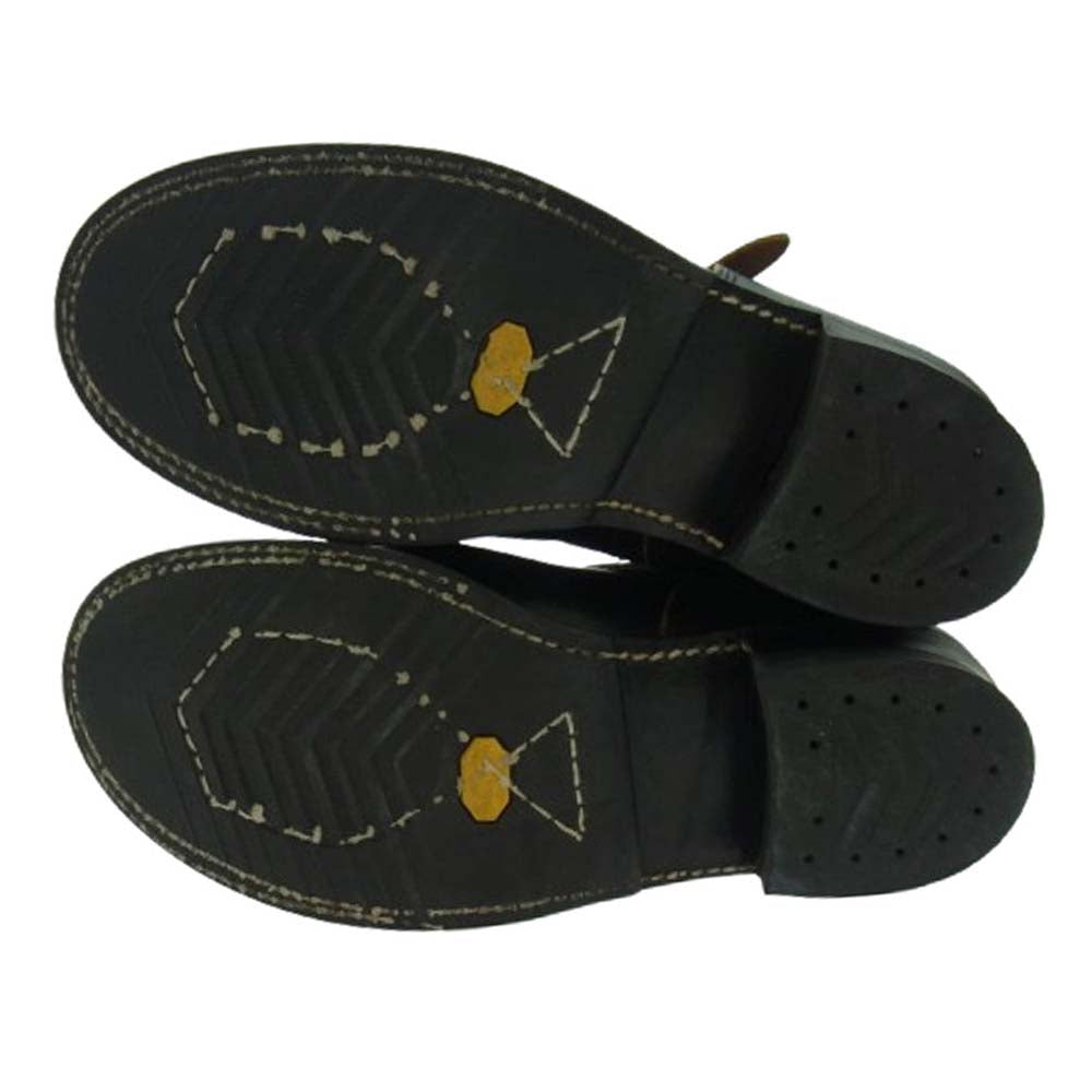 THE FLAT HEAD ザフラットヘッド ホースハイド エンジニアブーツ ダークグレー系【中古】