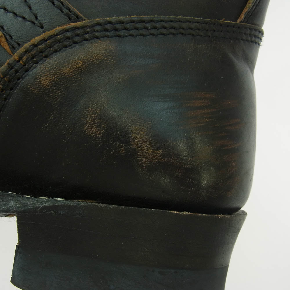 THE FLAT HEAD ザフラットヘッド ホースハイド エンジニアブーツ ダークグレー系【中古】