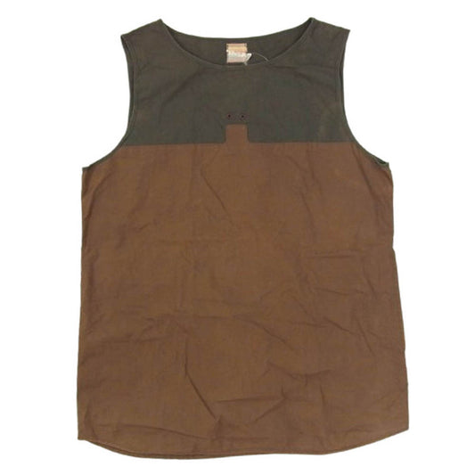 SHANTii シャンティ コットン ベスト ブラウン系 M【中古】