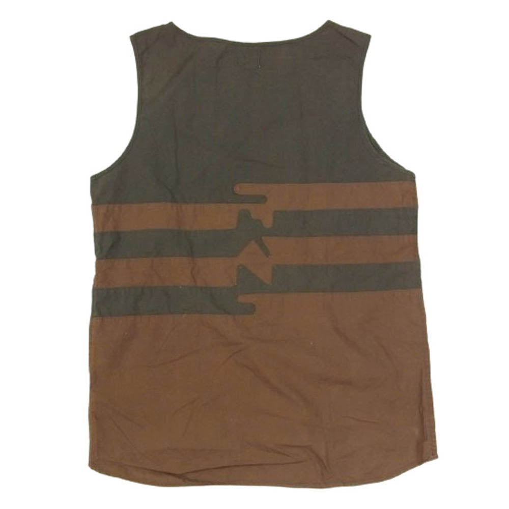 SHANTii シャンティ コットン ベスト ブラウン系 M【中古】