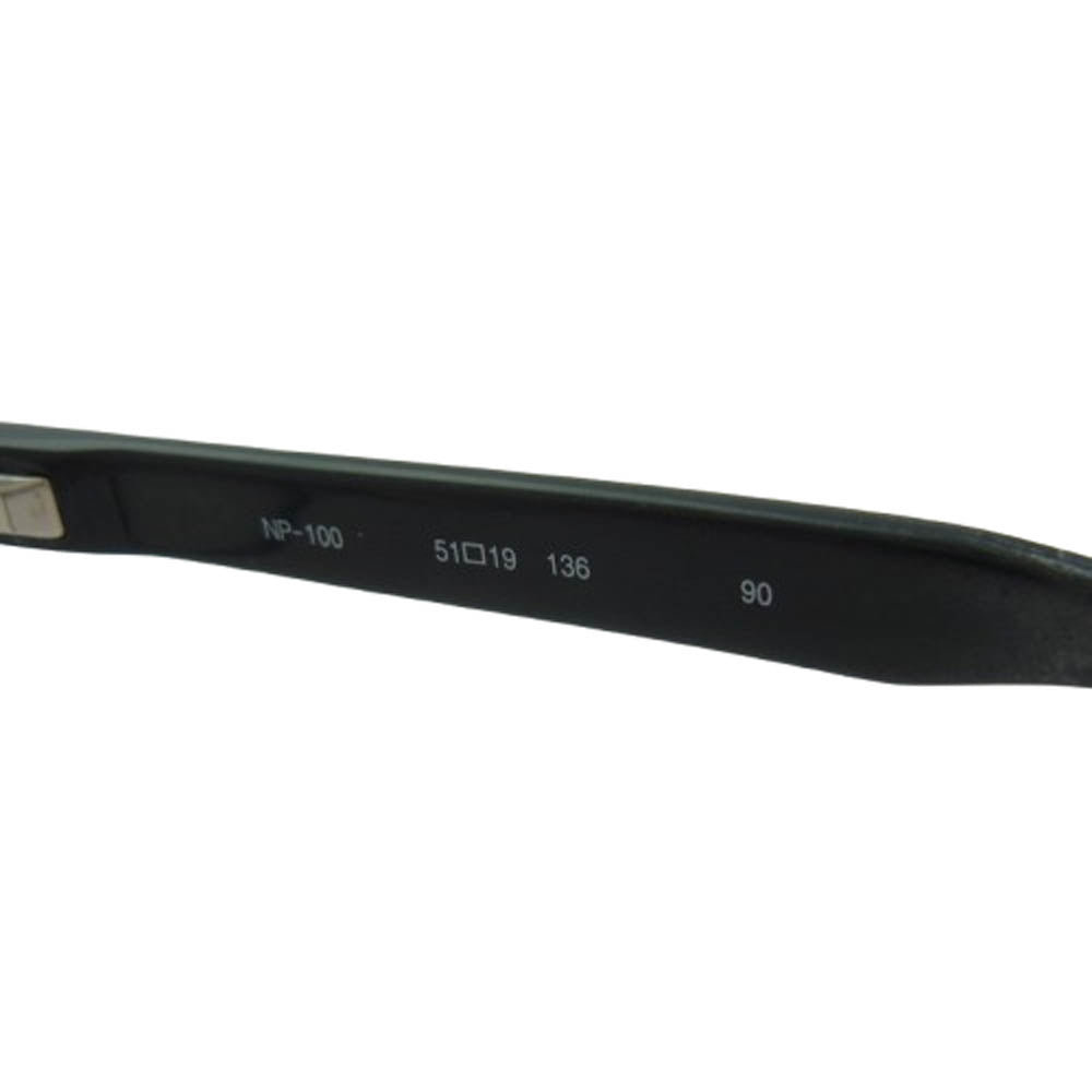 フォーナインズ NP-100 ウェリントン 度入り 眼鏡 メガネ アイウェア ブラック系 51□19 136【中古】