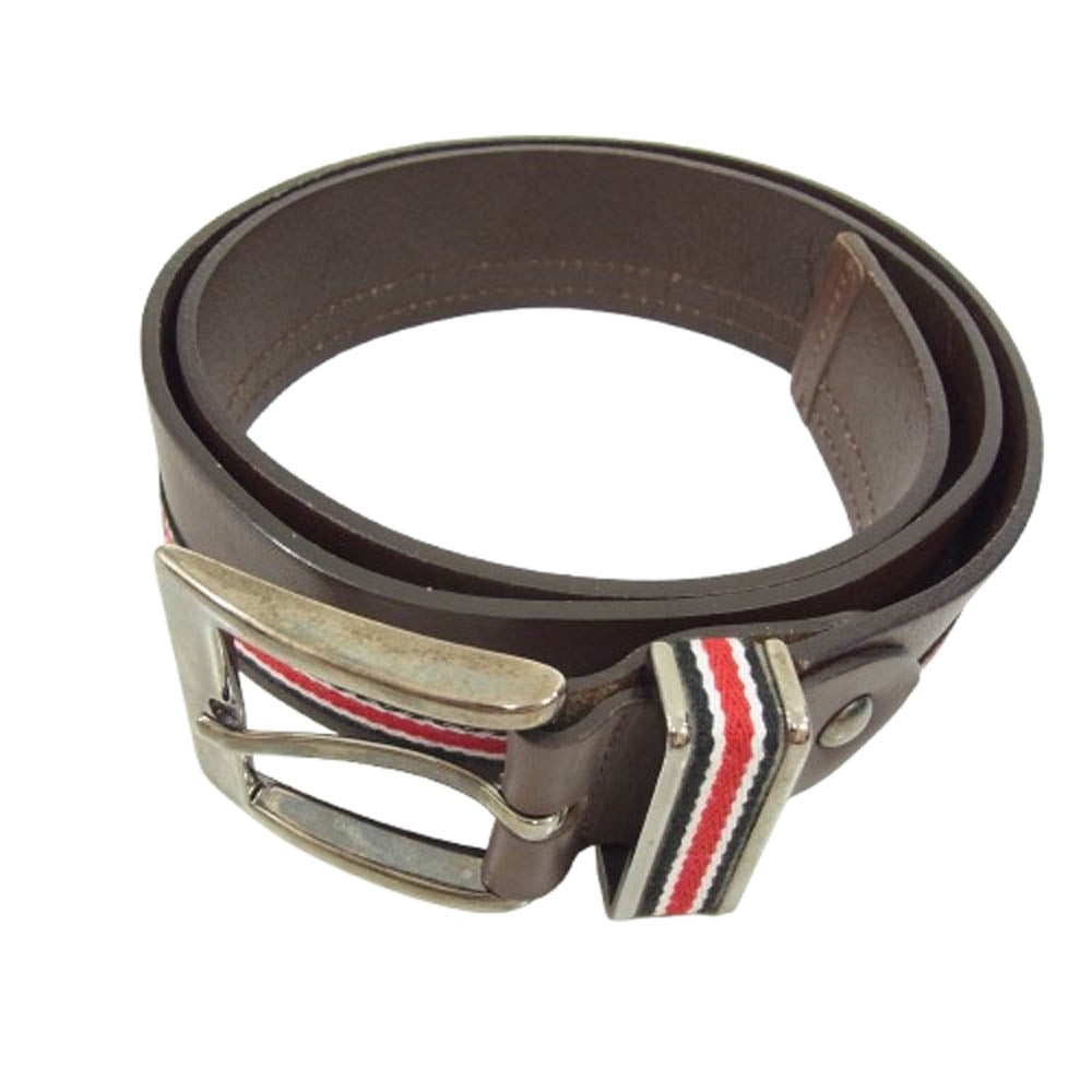 Paul Smith ポール・スミス レザー ベルト ブラウン系【中古】