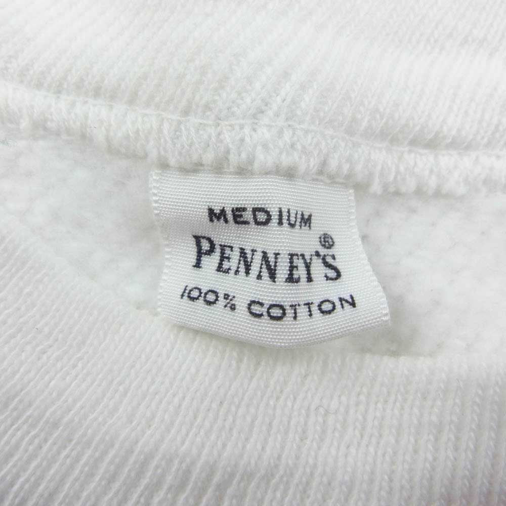 ヴィンテージ PENNEYS ペニーズ 50s 60s スウェット トレーナー ホワイト系 M【中古】